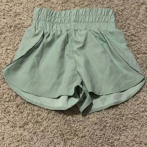 High waisted shorts